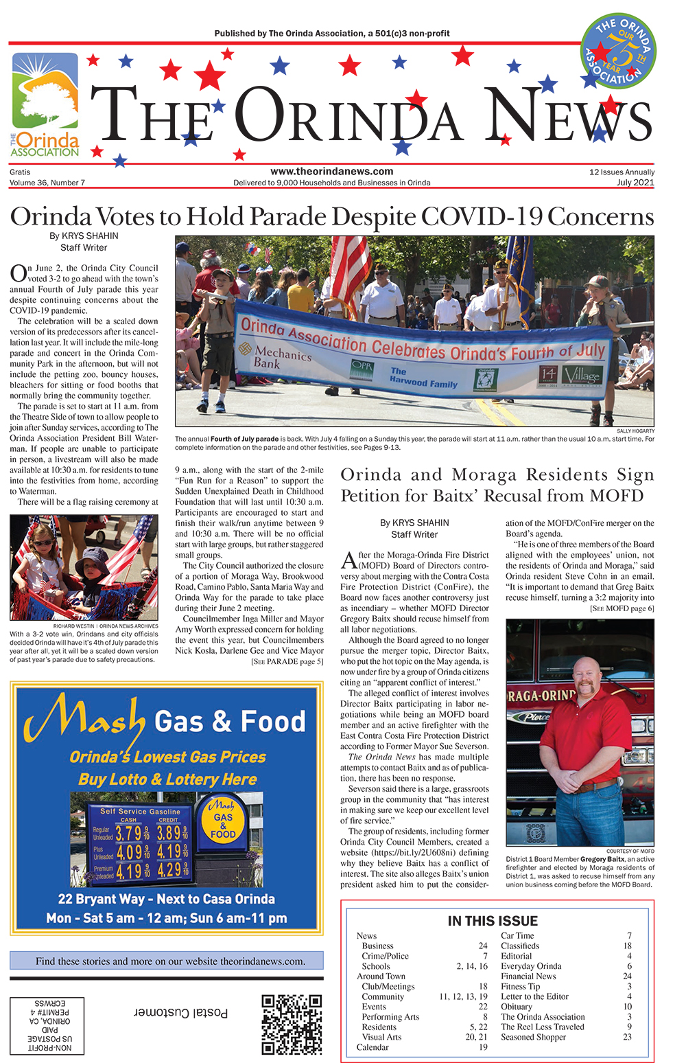 July 2021 Orinda News.indd | The Orinda News